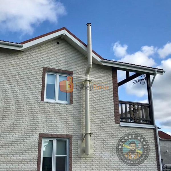   Монтаж чугунной печи Guca Lava №3 (миниатюра)